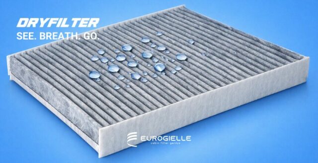 Filtro hidrofóbico DRYFILTER contra humedad y condensación